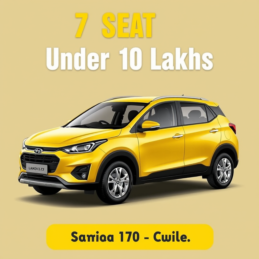 7seaters cars under 10Lakshs
