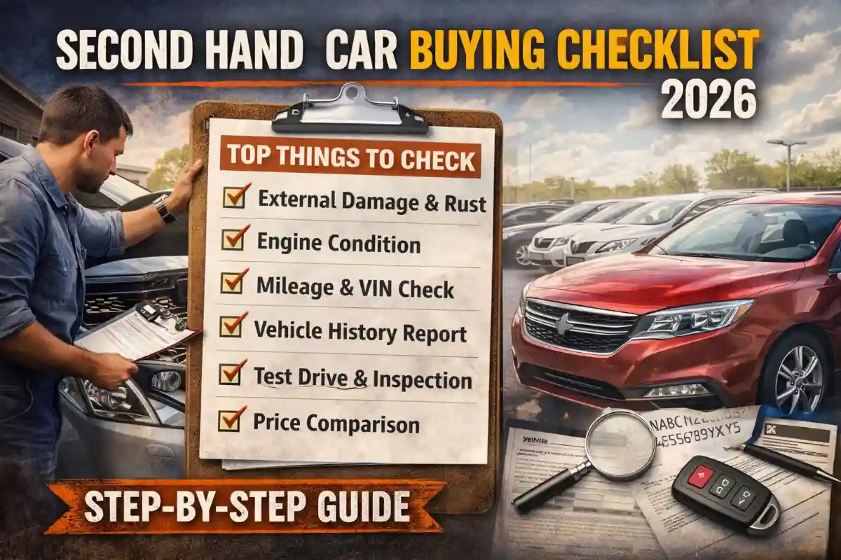 Second Hand Car Buying Checklist 2026