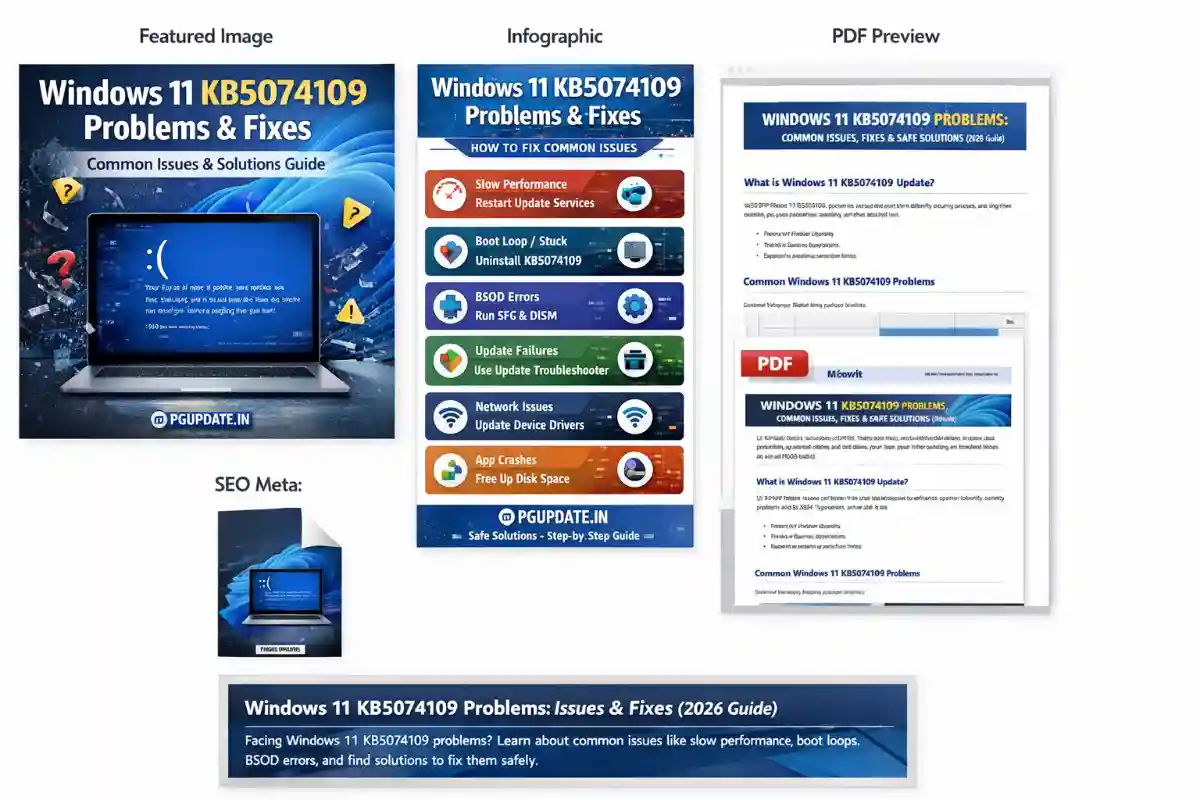 Windows 11 KB5074109 Problems