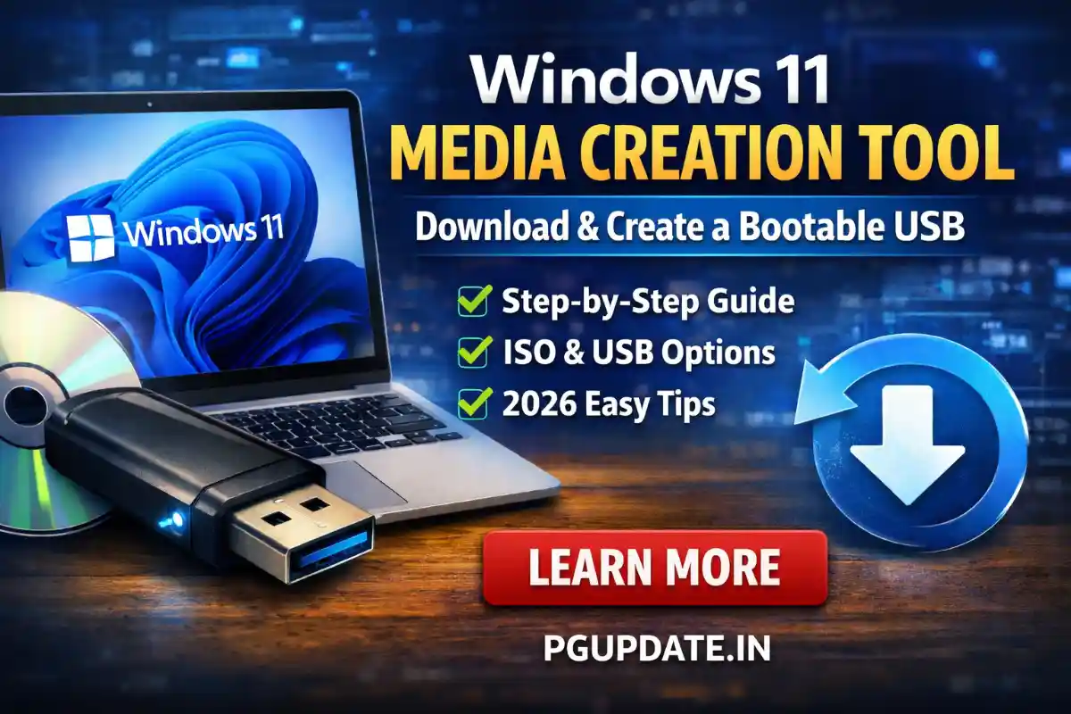 Windows 11 Media Creation Tool pgupdate.in