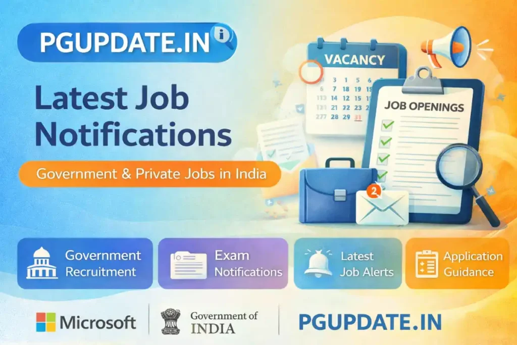 PGUPDATE.IN-JOB NOTIFICATIONS