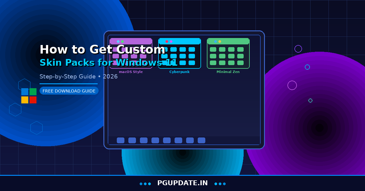Custom Skin Packs for Windows 11