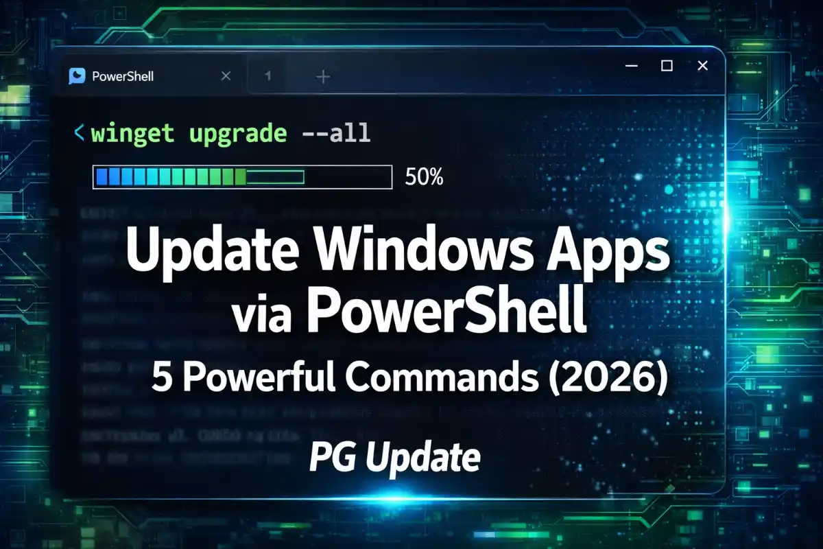 Update Windows Apps via PowerShell