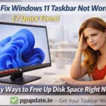 How to Fix Windows 11 Taskbar Not Working [7 Quick Fixes]