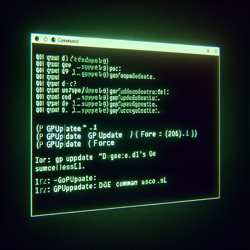 GPUpdate /Force Command: How to Force Group Policy Update in Windows (2026 Guide) How to run gpupdate /force command in Windows Command Prompt