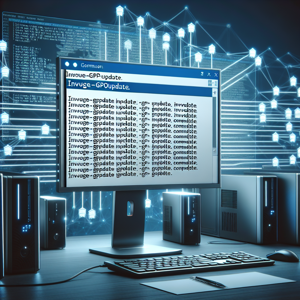 gpupdate remote computer PowerShell Windows